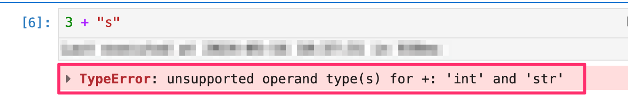 JupyterLab skip traceback - collapsed cell error message for Python code execution error
